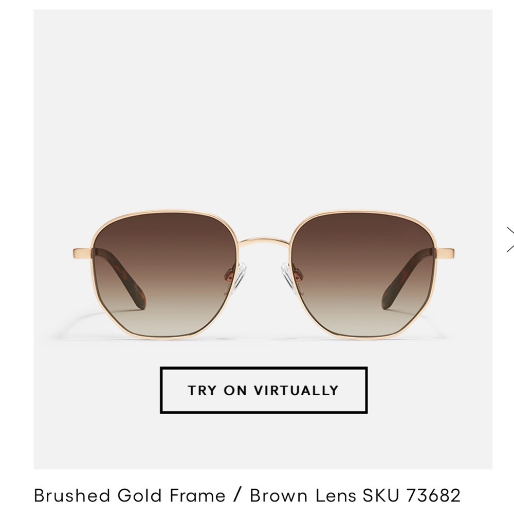 Quay Big Time Brushed Gold Sunglasses